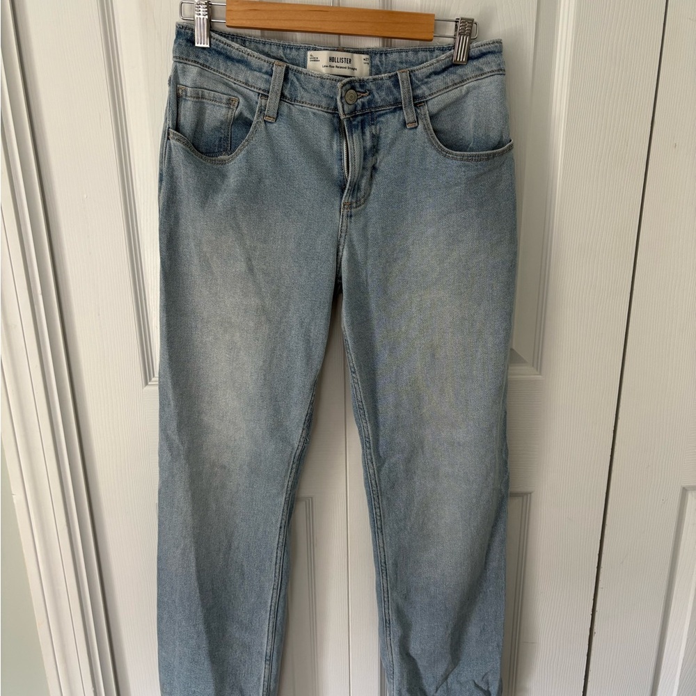 Hollister Light Blue Low-Rise Jeans